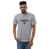 T-shirt Gris ajusté homme Next Level 3600- Style Graffiti Urbain