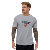 T-shirt Gris ajusté homme Next Level 3600- Style Graffiti Urbain