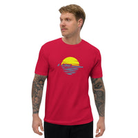 T-shirt Rouge ajusté homme Next Level 3600 -Style Fashion