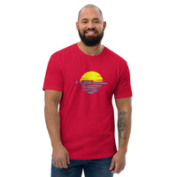 T-shirt Rouge ajusté homme Next Level 3600 -Style Fashion