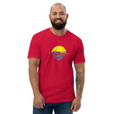 T-shirt Rouge ajusté homme Next Level 3600 -Style Fashion