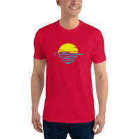 T-shirt Rouge ajusté homme Next Level 3600 -Style Fashion