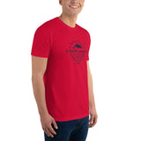 T-shirt Rouge ajusté homme DTG Next Level 3600- StyleFashion