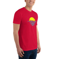 T-shirt Rouge ajusté homme Next Level 3600 -Style Fashion
